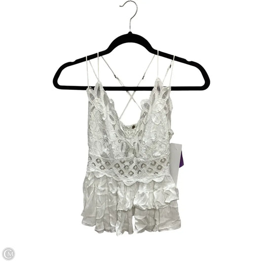 Blouse Sleeveless By Free People In White, Size: M