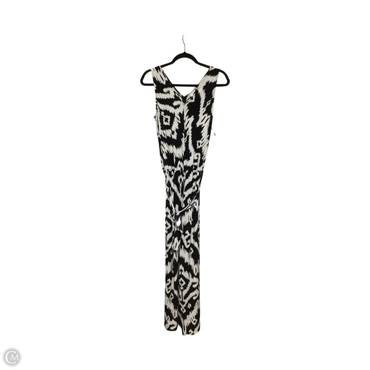 Jumpsuit By Chicos In Black & White, Size: 0