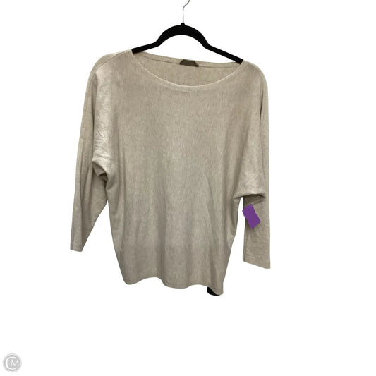 Blouse 3/4 Sleeve By Cmb In Tan, Size: M