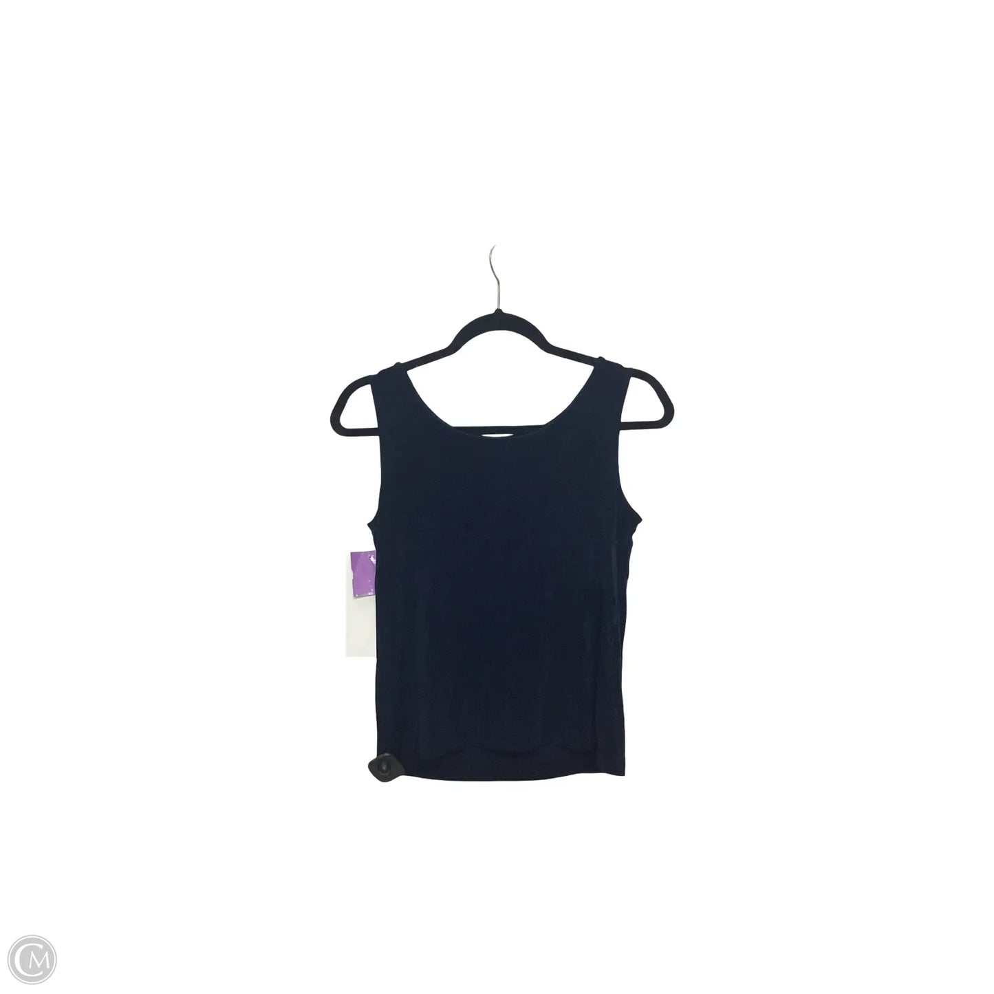 Blouse Sleeveless By Chicos In Navy, Size: 4