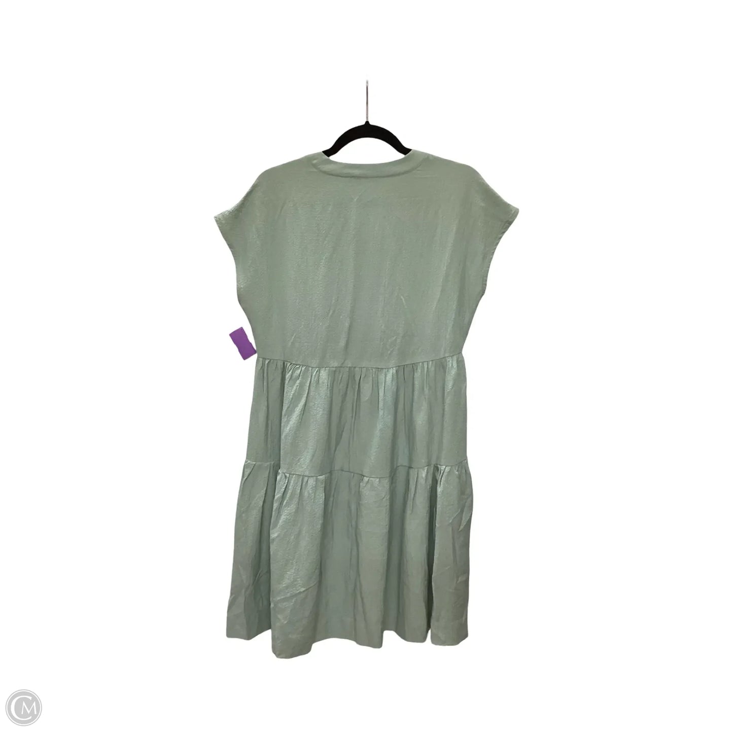Dress Casual Short By Calvin Klein In Green, Size: 4