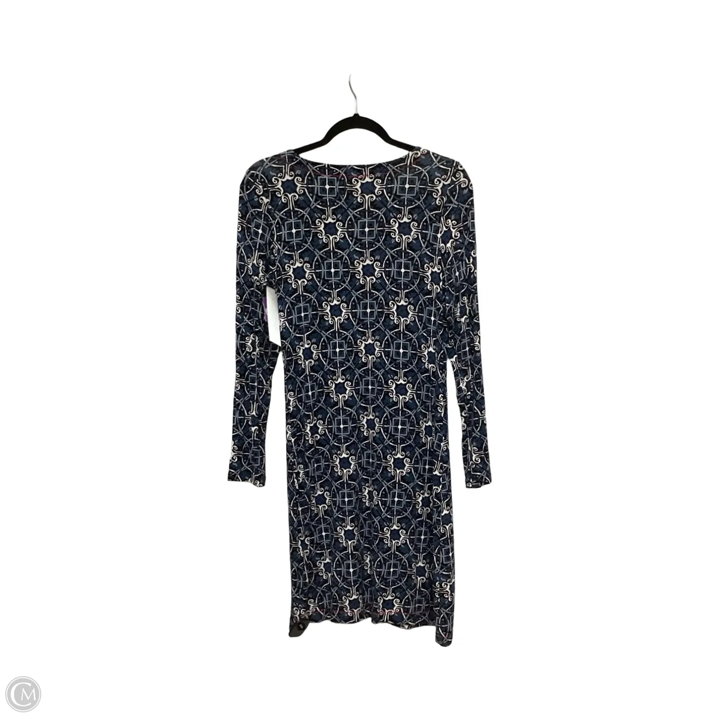 Designer Dress Casual Midi By Hatley In Blue, Size: S