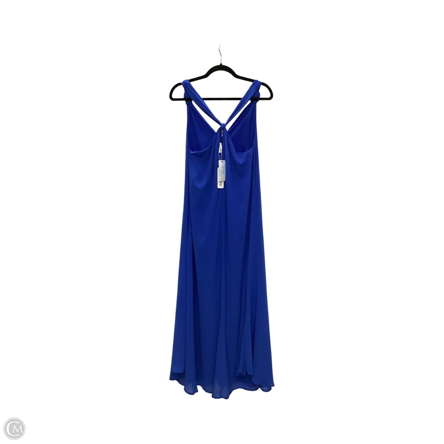 Dress Casual Midi By Glam In Blue, Size: M
