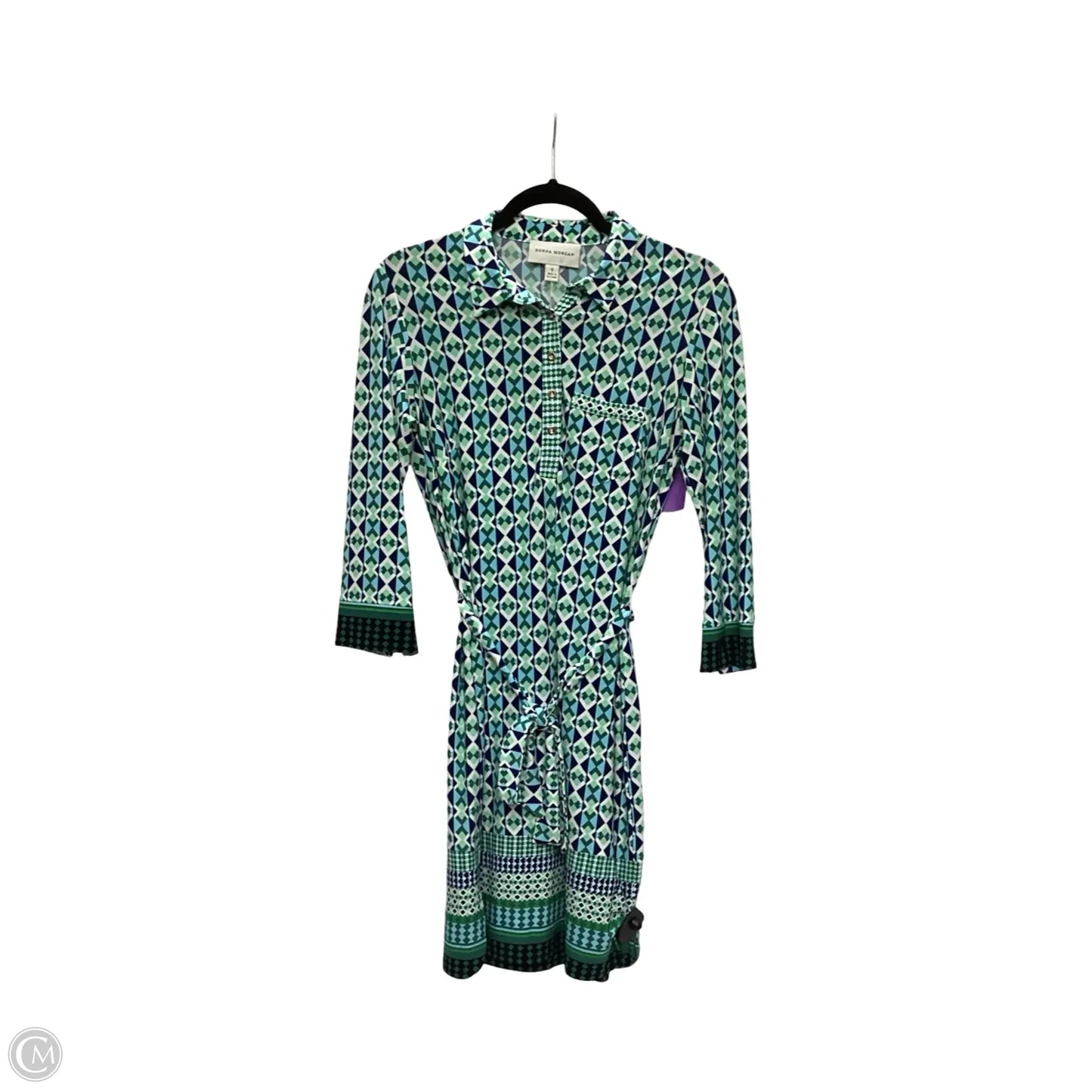Dress Casual Short By Donna Morgan In Green, Size: 6