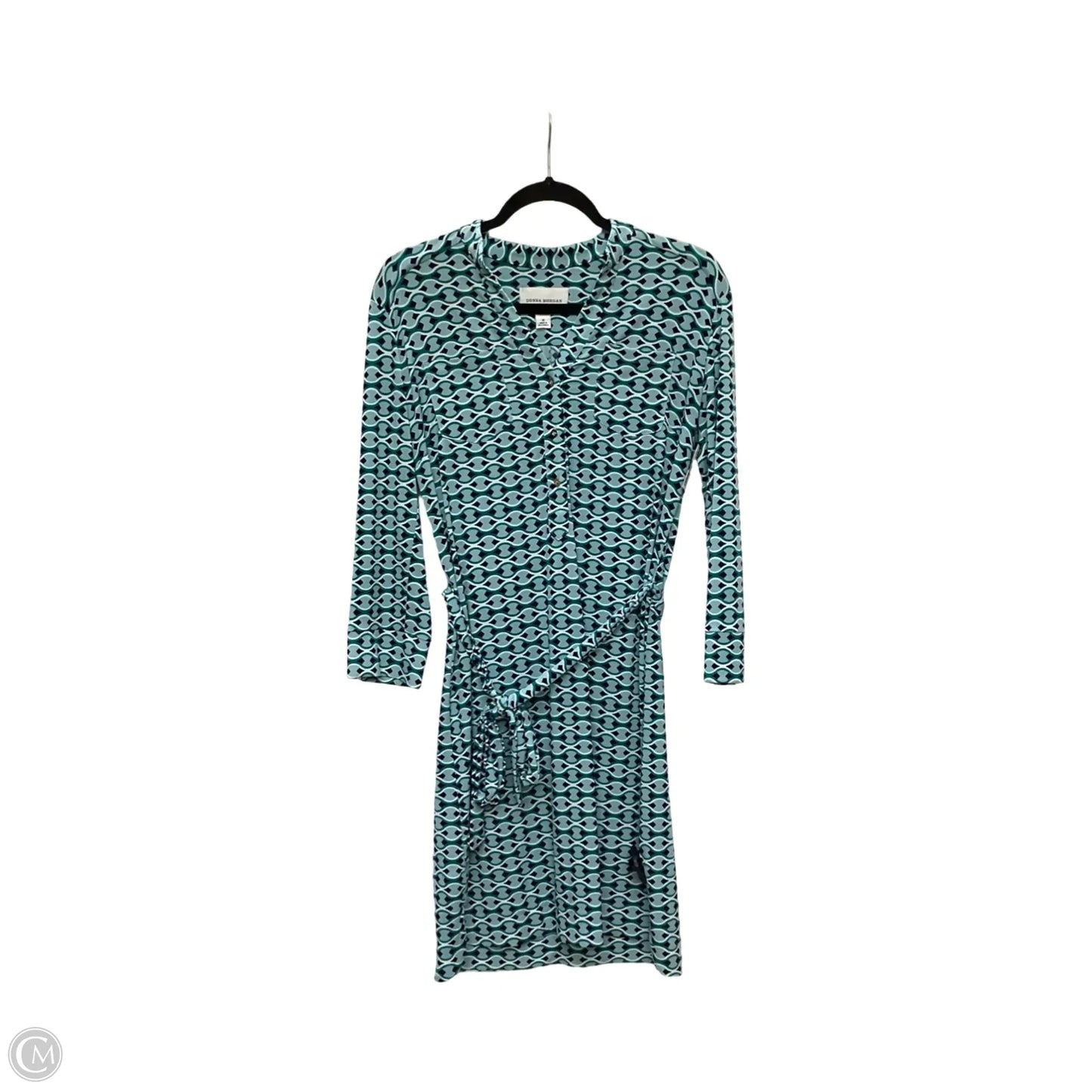 Dress Casual Short By Donna Morgan In Blue, Size: 8