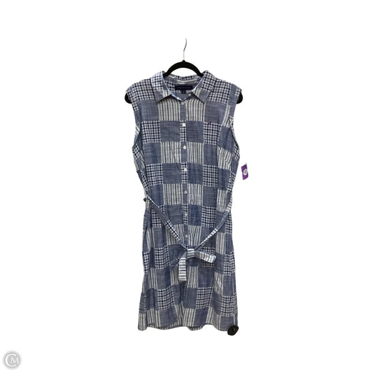 Dress Casual Midi By Tommy Hilfiger In Blue, Size: 12