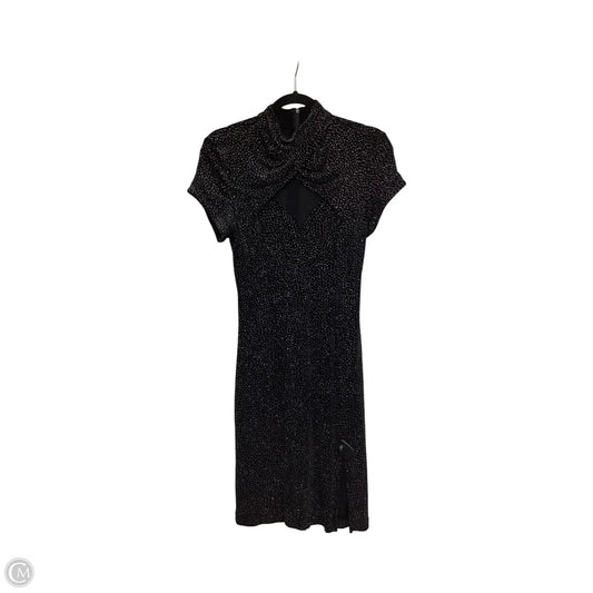 Dress Party Midi By Clothes Mentor In Black, Size: 10