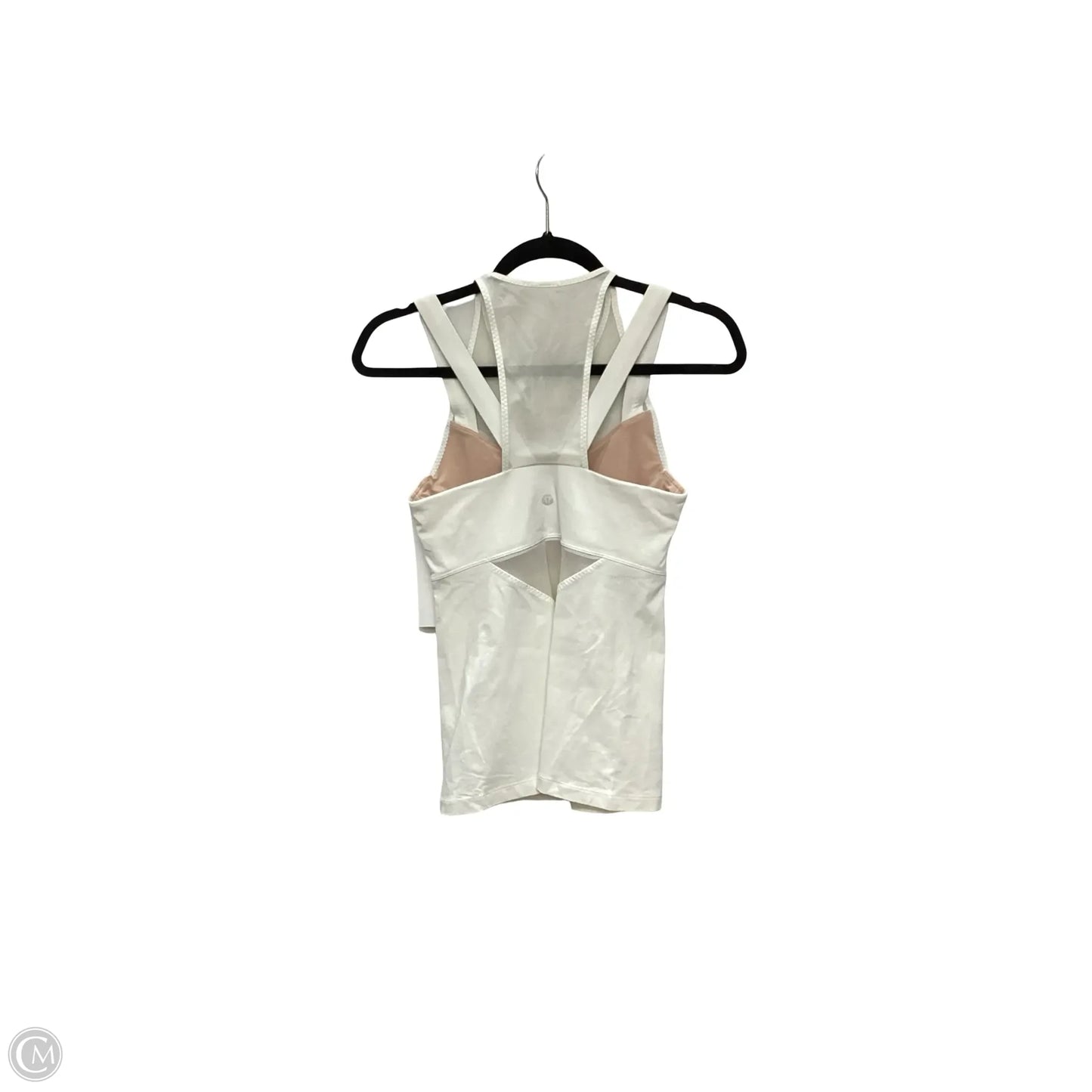 Athletic Tank Top By Lululemon In White, Size: 6