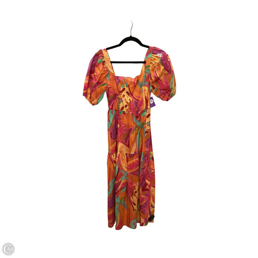 Dress Casual Midi By Crystal Sky In Multi-colored, Size: Xs