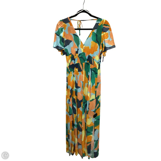 Dress Casual Midi By Clothes Mentor In Multi-colored, Size: Xs