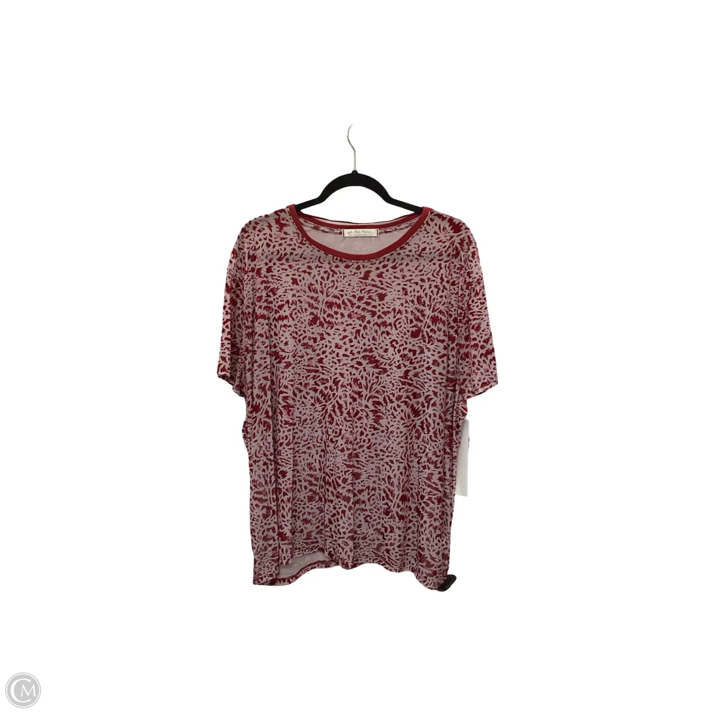 Blouse Short Sleeve By We The Free In Red, Size: S