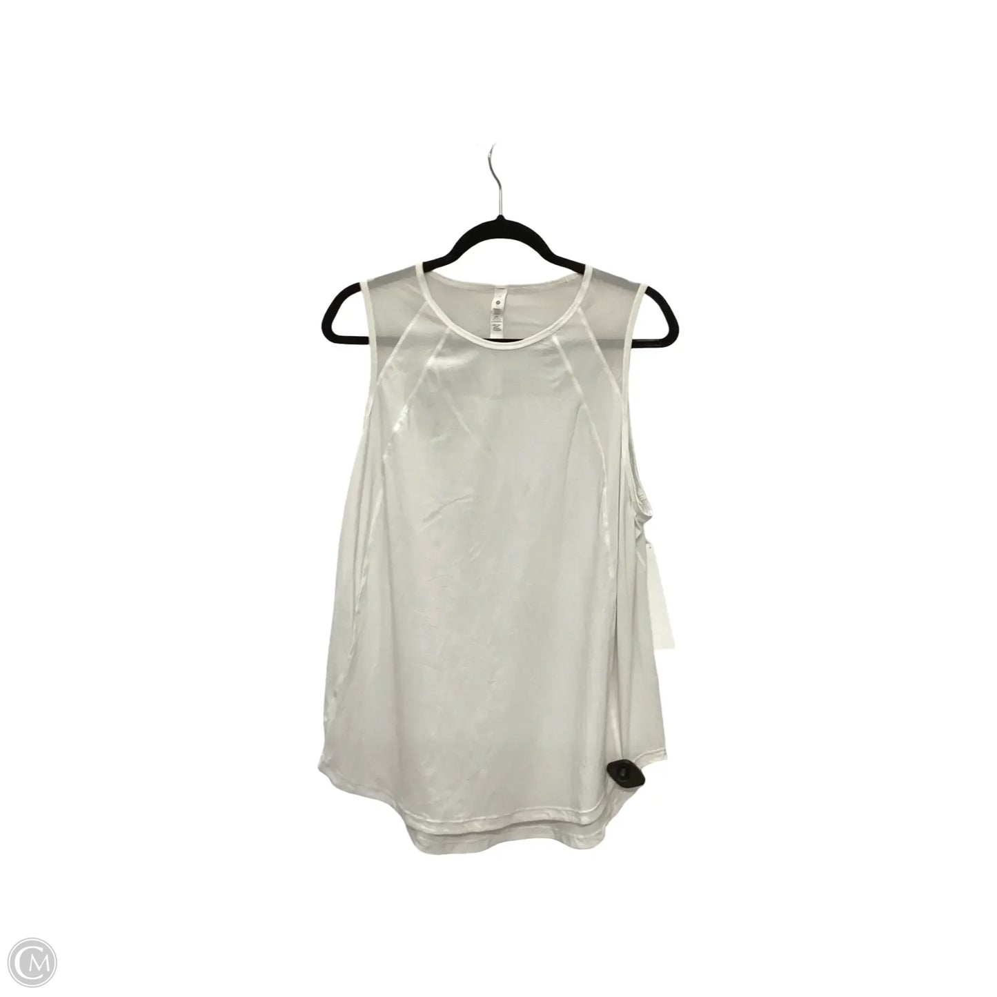 Athletic Tank Top By Lululemon In White, Size: 14
