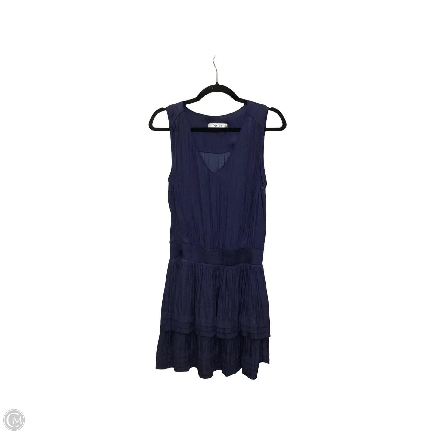 Dress Casual Short By Do + Be In Blue, Size: M