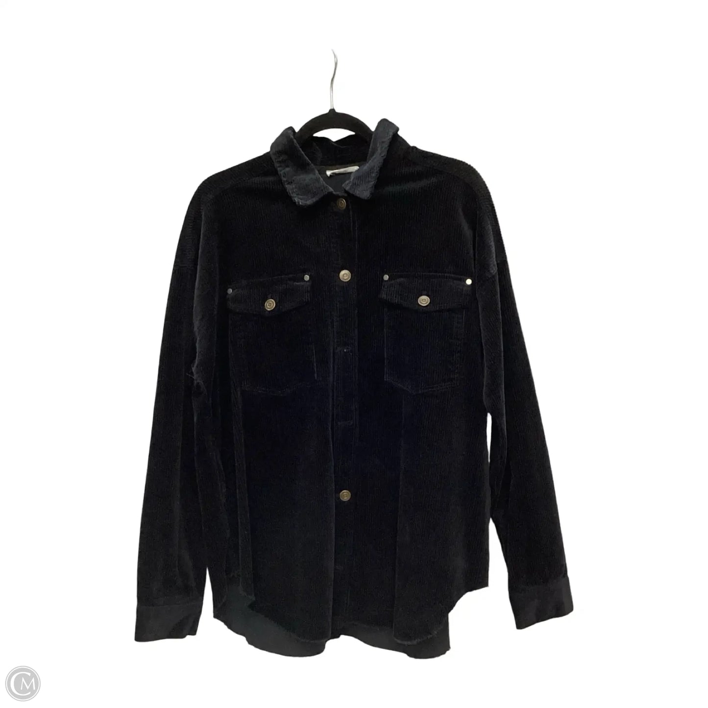 Jacket Denim By In Loom In Black, Size: L