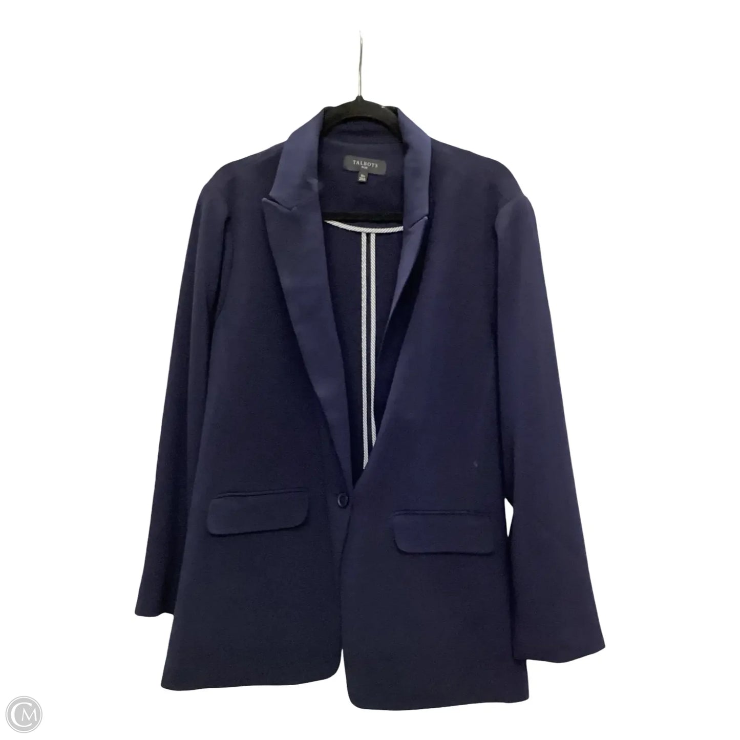 Blazer By Talbots In Navy, Size: 18