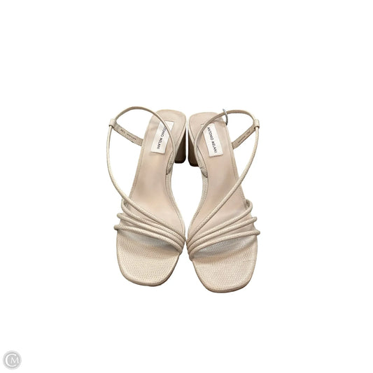 Sandals Heels Block By Antonio Melani In Brown, Size: 10