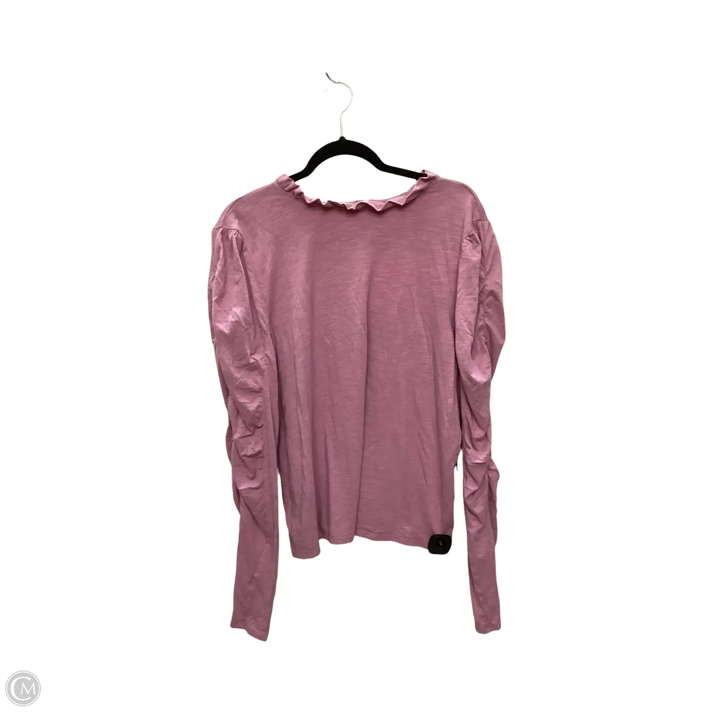 Blouse Long Sleeve By Maeve In Pink, Size: Xl