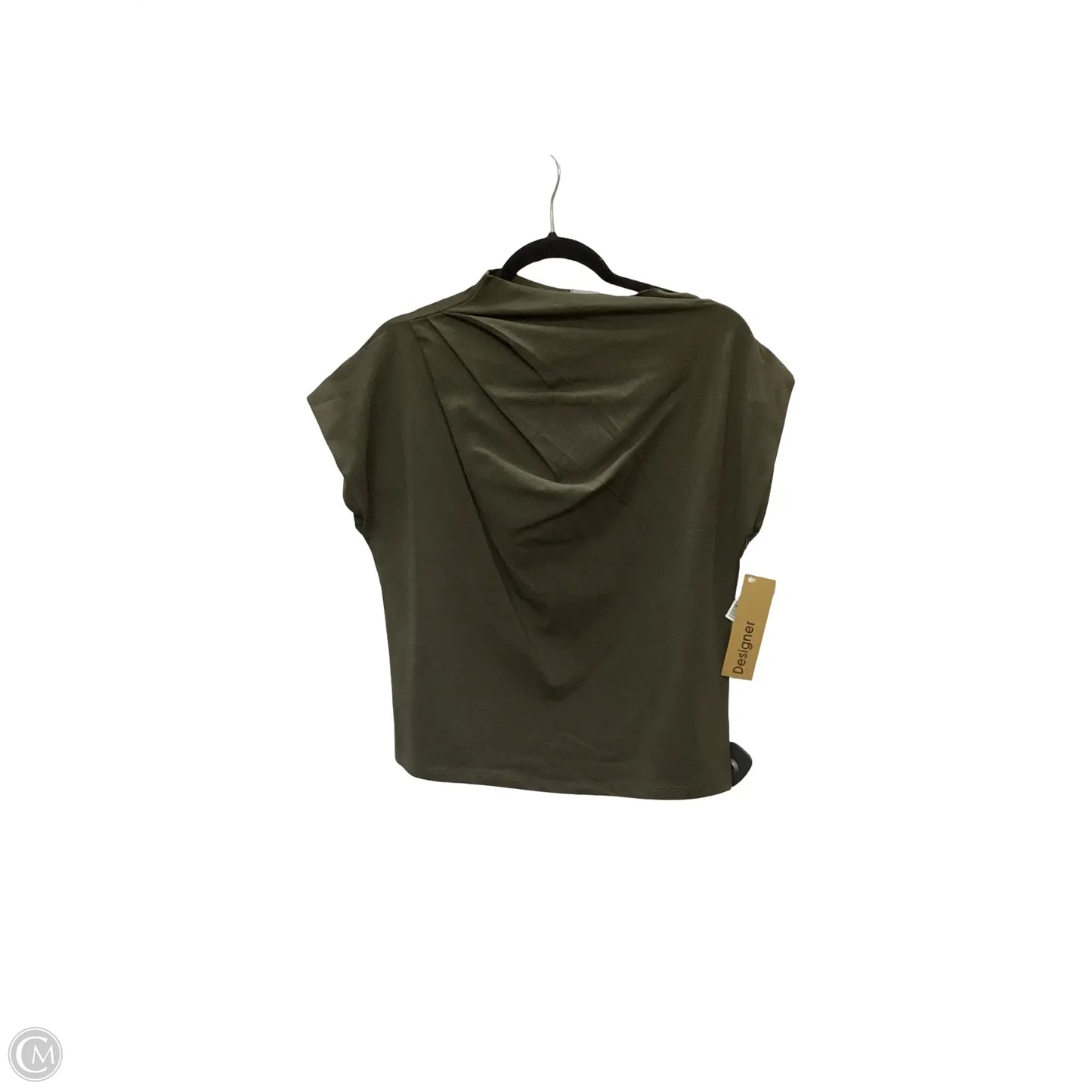 Designer Blouse Short Sleeve By Modern Citizen In Green, Size: S