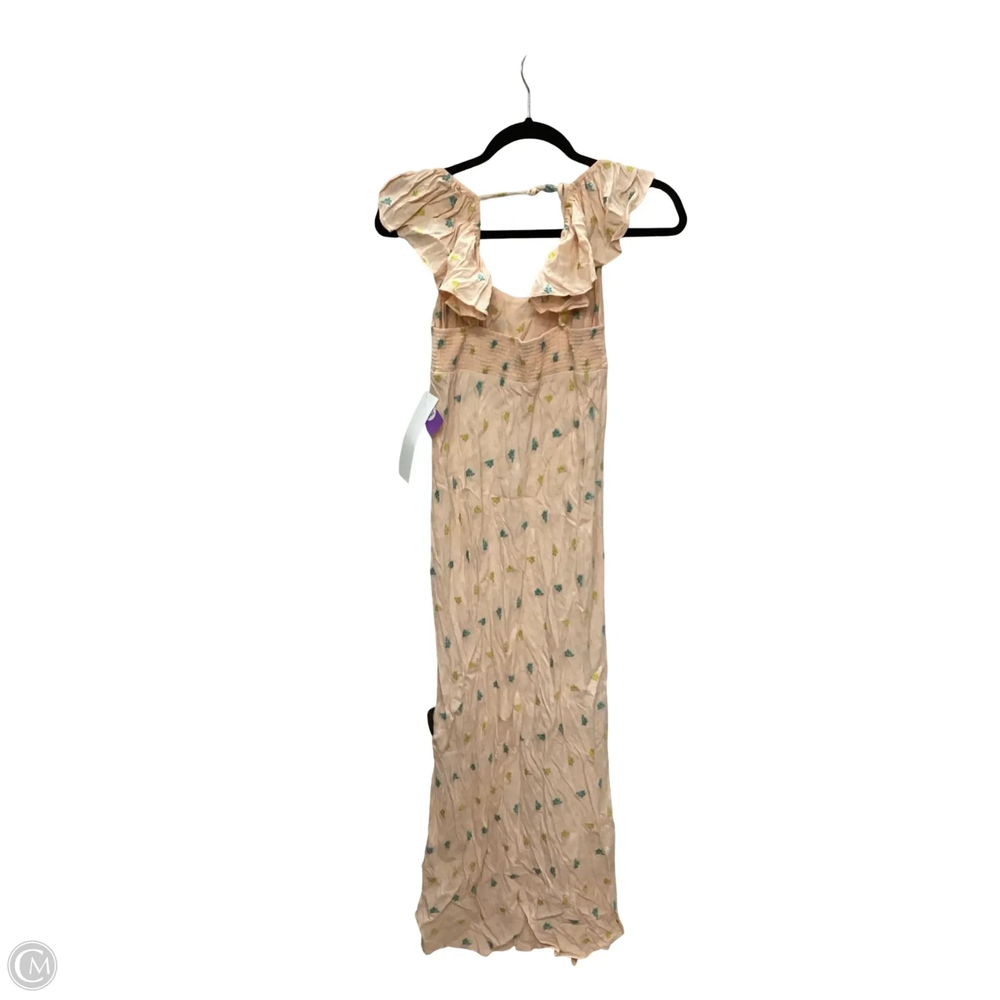 Dress Casual Midi By Anthropologie In Peach, Size: Xsp