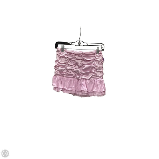 Skirt Mini & Short By Maeve In Pink, Size: S