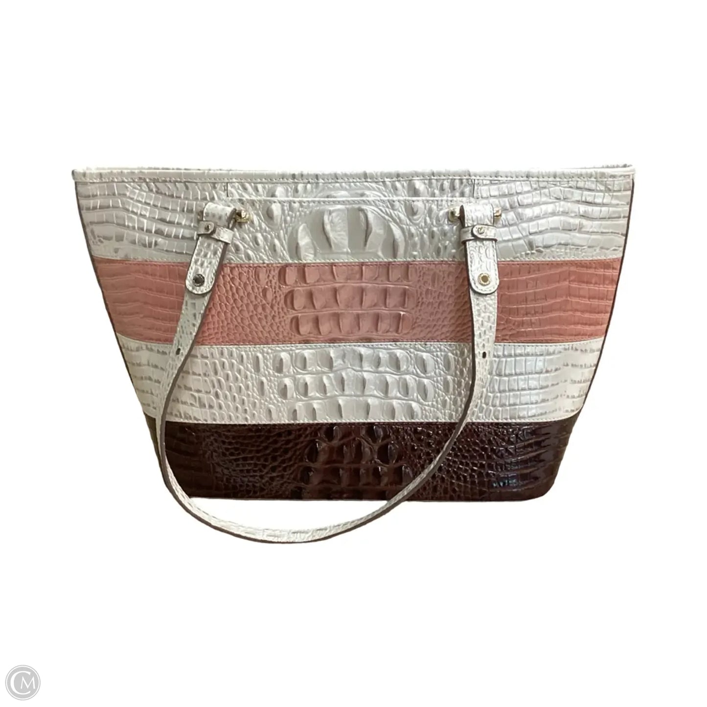 Handbag Designer By Brahmin, Size: Large