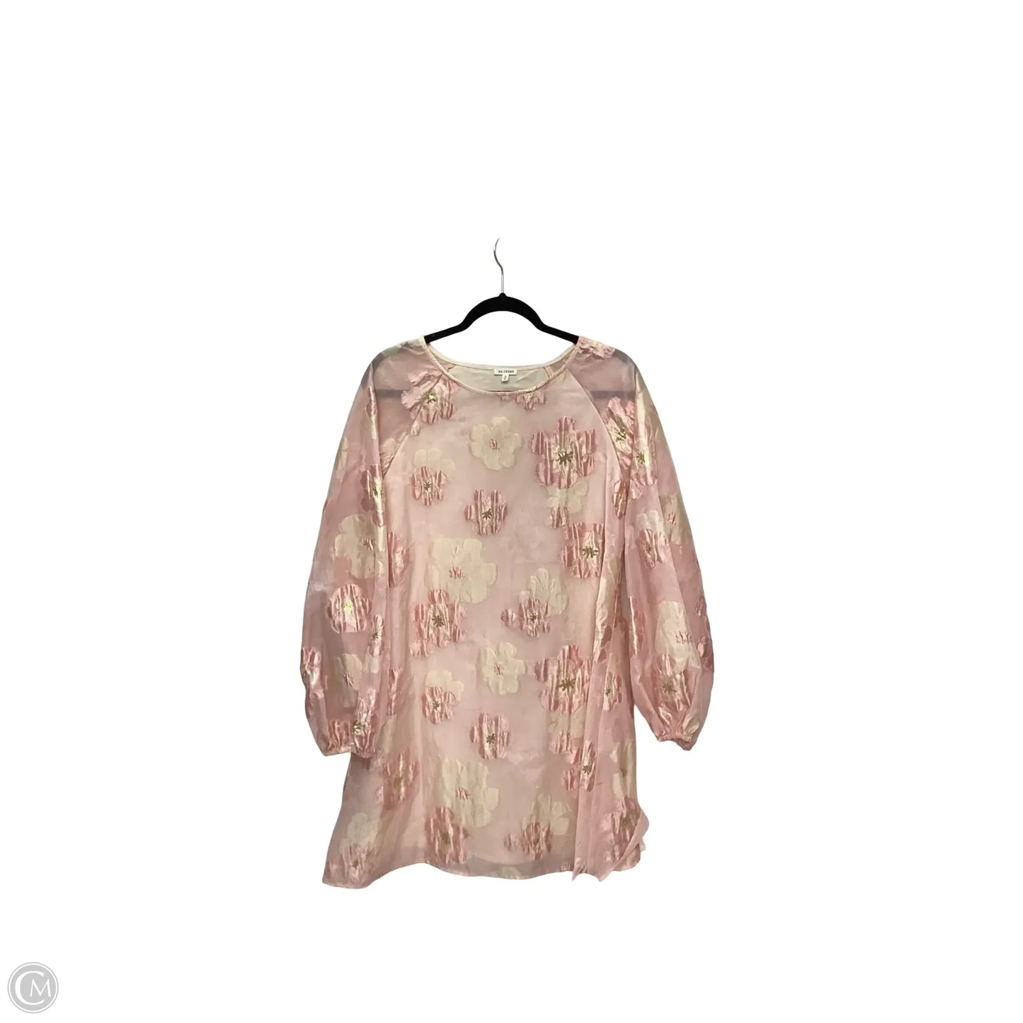 Dress Casual Short By En Creme In Pink, Size: S