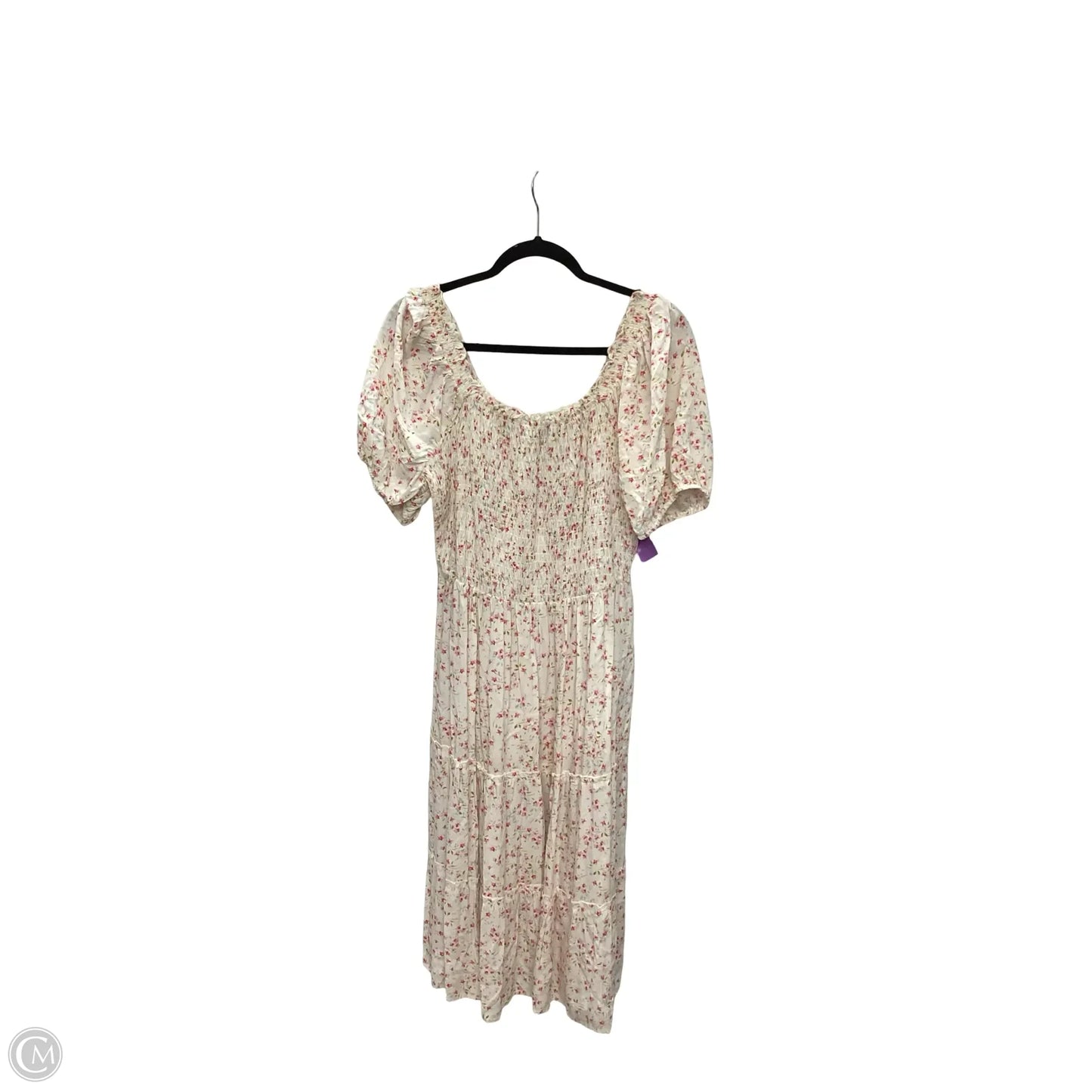 Dress Casual Midi By As U Wish In Floral Print, Size: 1x