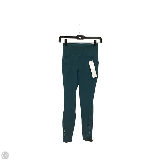 Athletic Leggings By Lululemon In Green, Size: 2