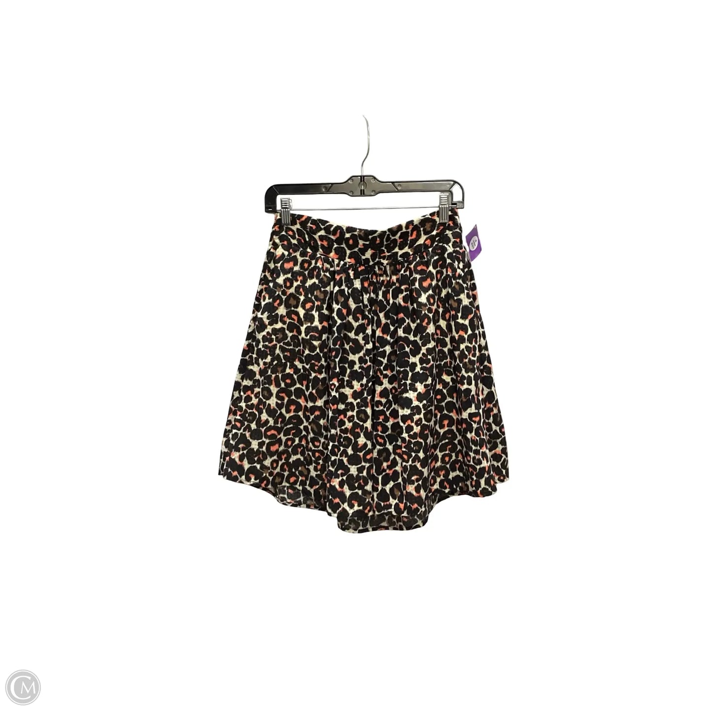 Skirt Mini & Short By Who What Wear In Animal Print, Size: S