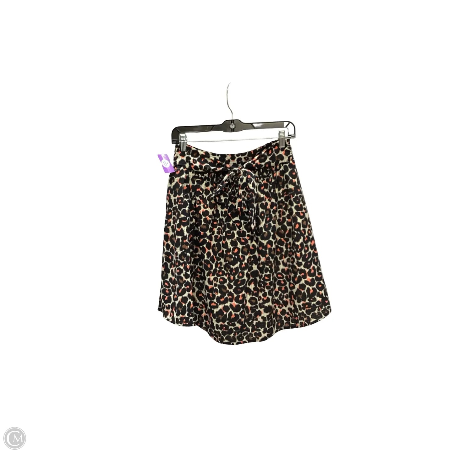 Skirt Mini & Short By Who What Wear In Animal Print, Size: S