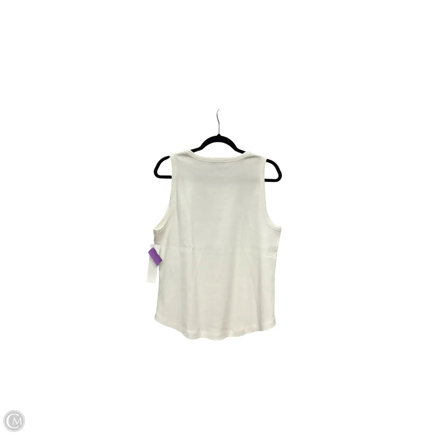 Top Sleeveless Basic By Chicos In White, Size: 2