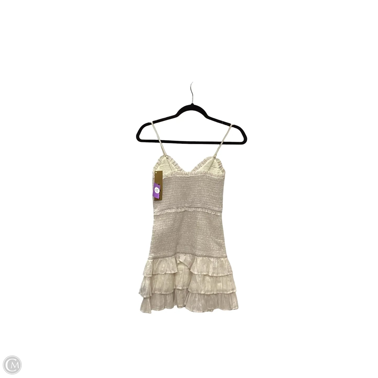 Designer Dress Casual Short By Lovers & Friends In Tan, Size: Xxs