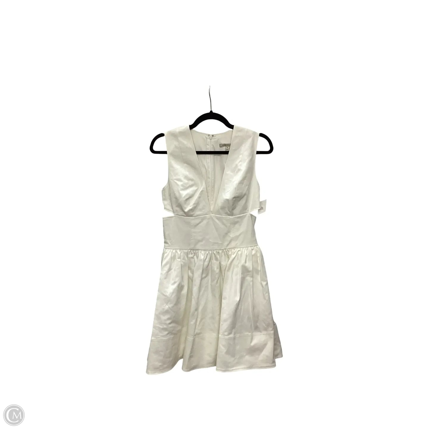 Dress Casual Short By Banana Republic In Ivory, Size: 6