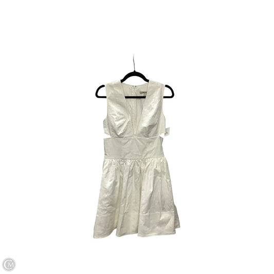 Dress Casual Short By Banana Republic In Ivory, Size: 6