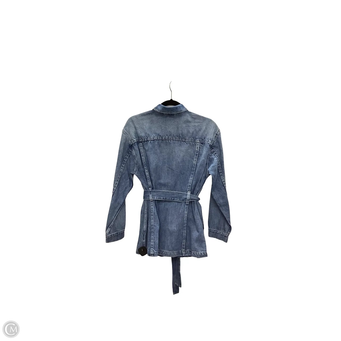 Jacket Denim By Gap In Blue Denim, Size: S