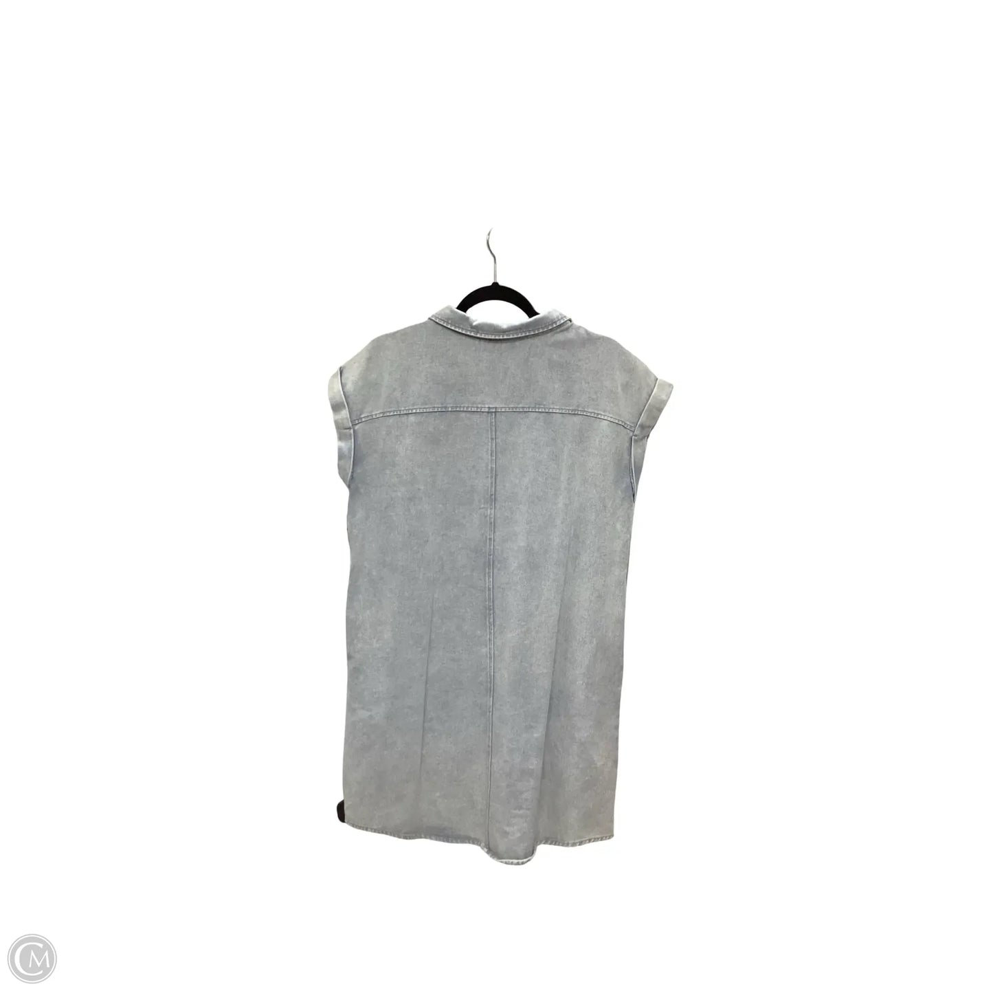 Dress Casual Short By She + Sky In Blue Denim, Size: L