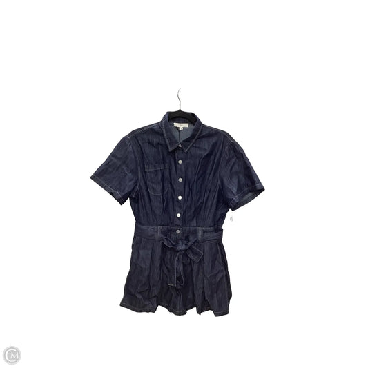 Dress Casual Short By K Lesis In Blue Denim, Size: M