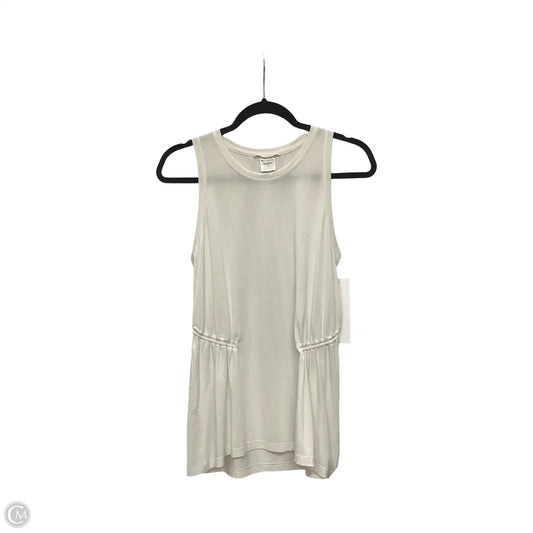 Athletic Top Short Sleeve By Athleta In White, Size: M