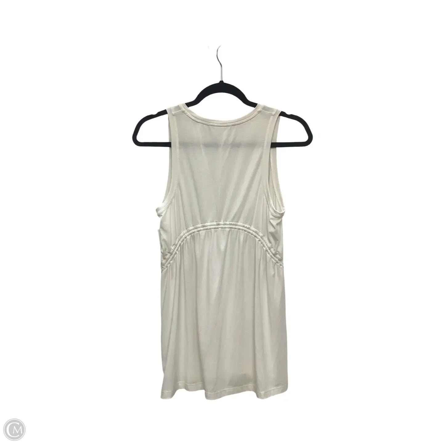 Athletic Top Short Sleeve By Athleta In White, Size: M