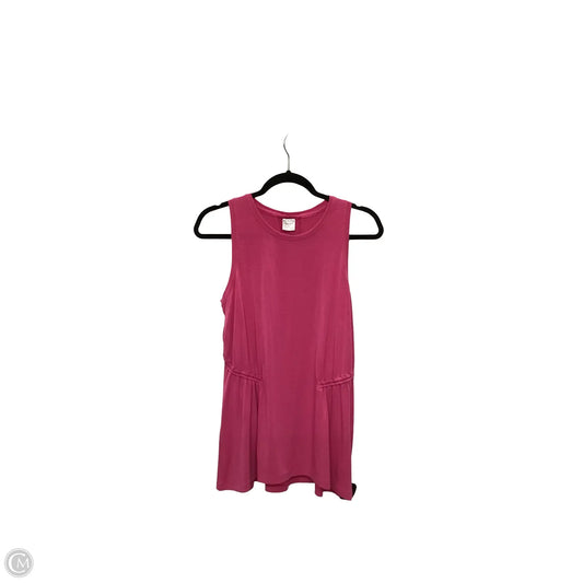 Athletic Top Short Sleeve By Athleta In Pink, Size: M