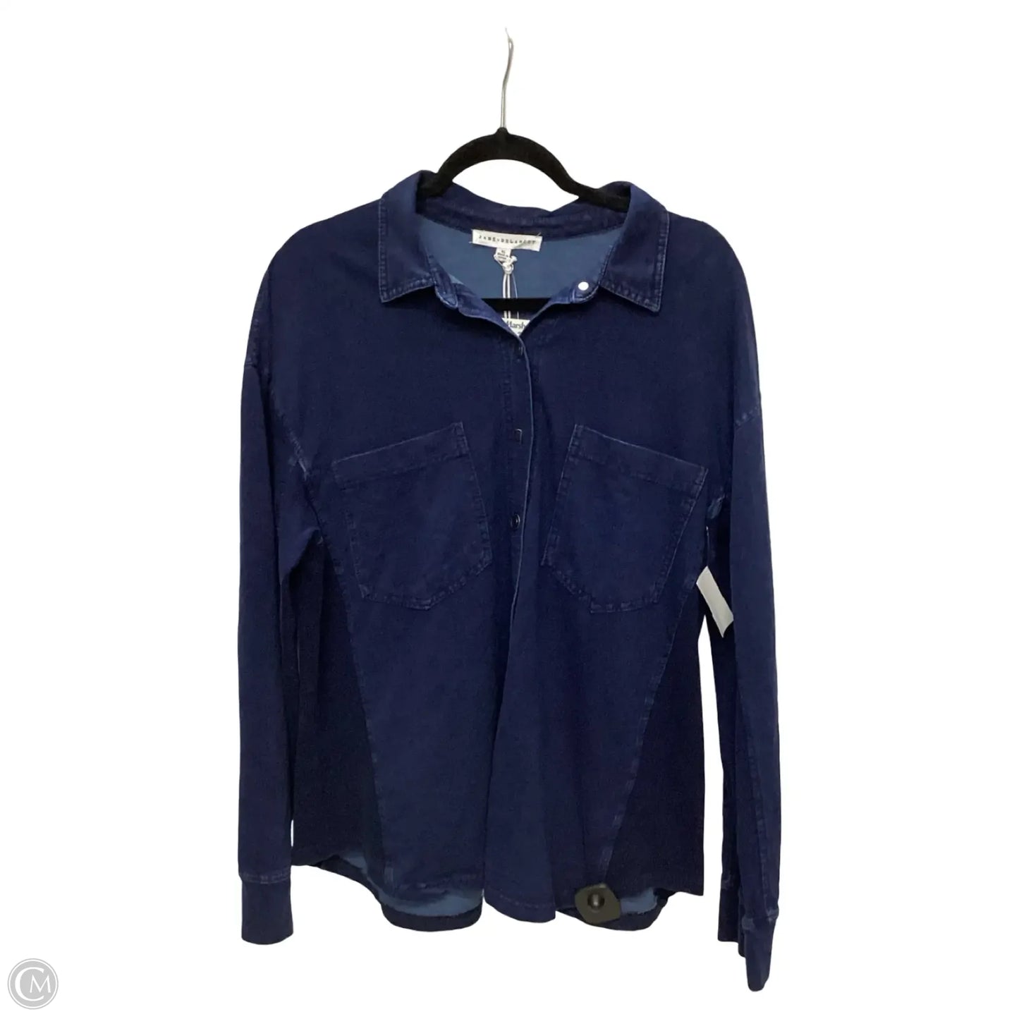 Jacket Denim By Jane And Delancey In Blue Denim, Size: Xl