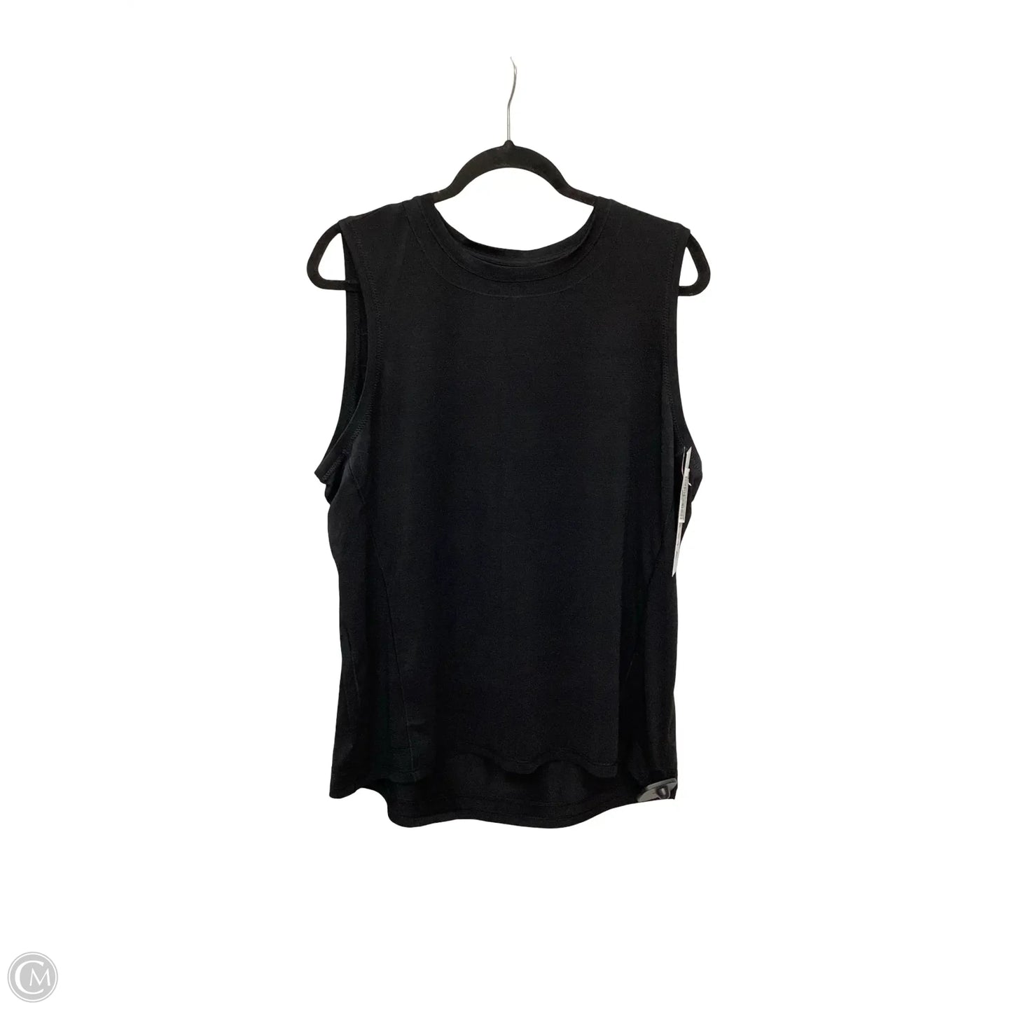 Athletic Top Short Sleeve By Athleta In Black, Size: Xl