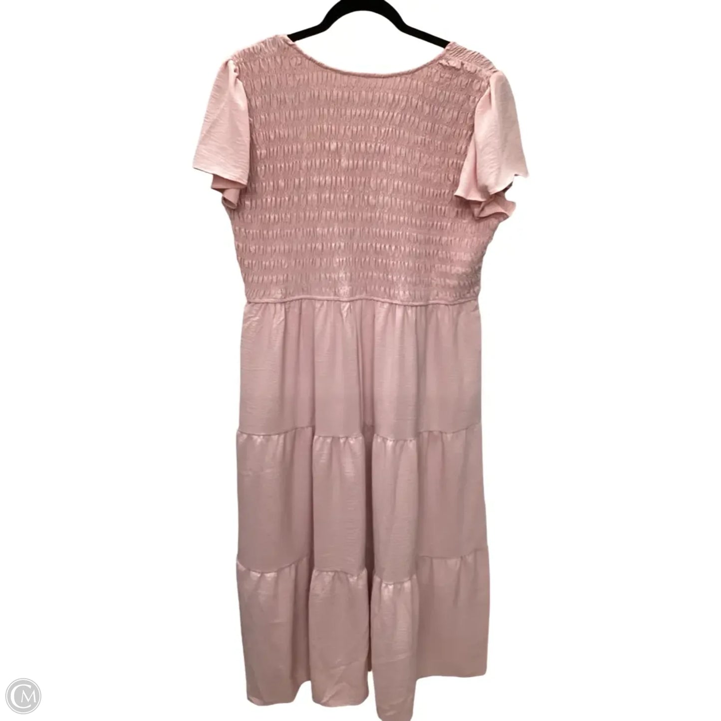 Dress Casual Maxi By Blu Pepper In Pink, Size: 2x