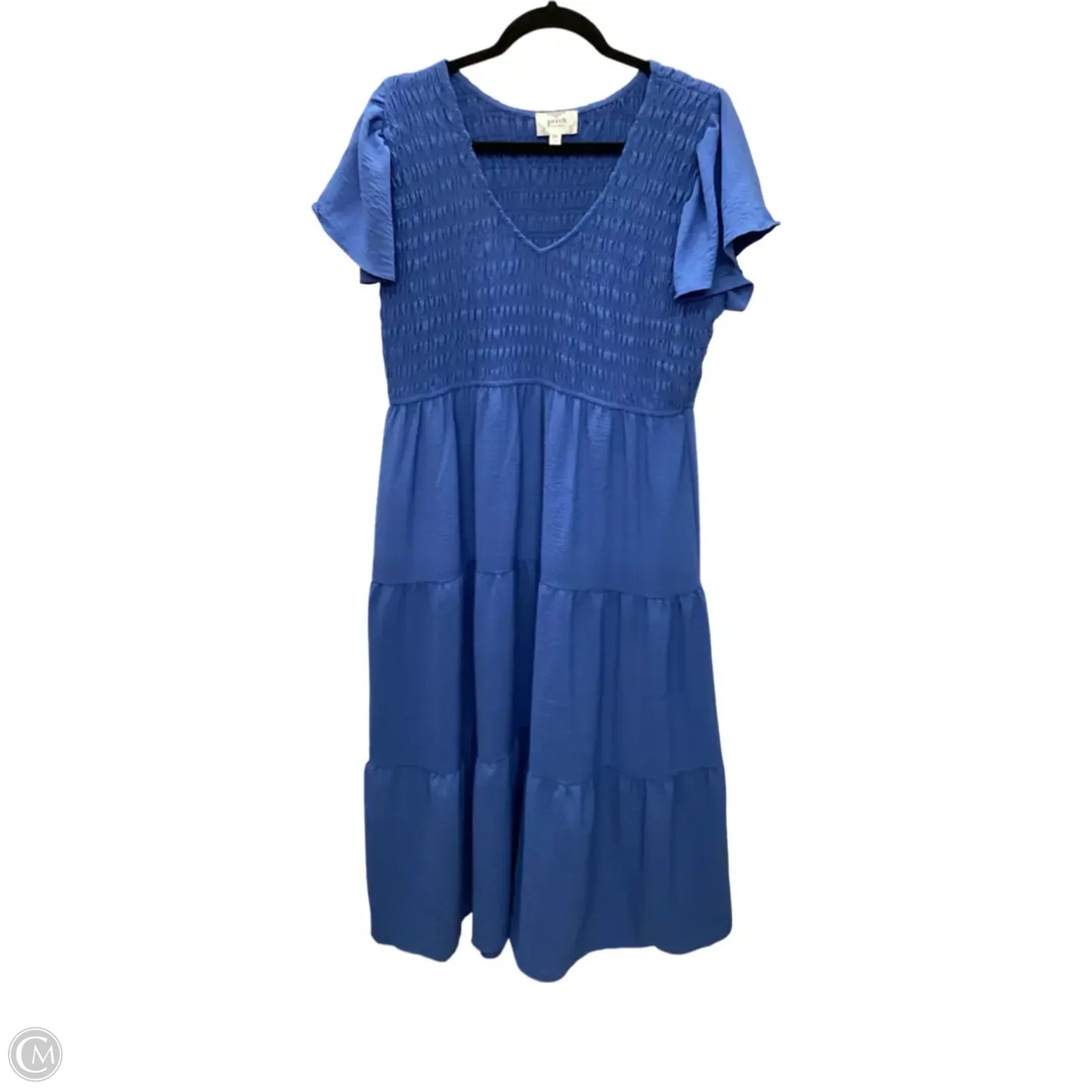 Dress Casual Maxi By Blu Pepper In Blue, Size: 2x