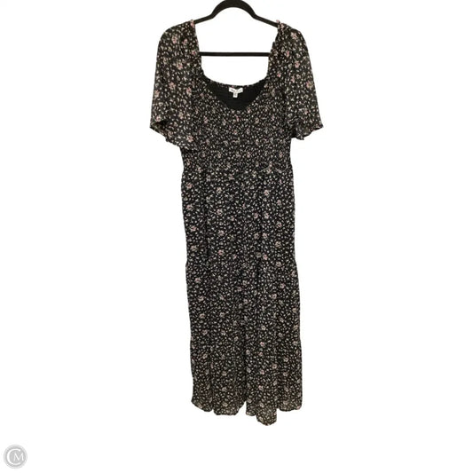 Dress Casual Maxi By White Birch In Black, Size: 2x