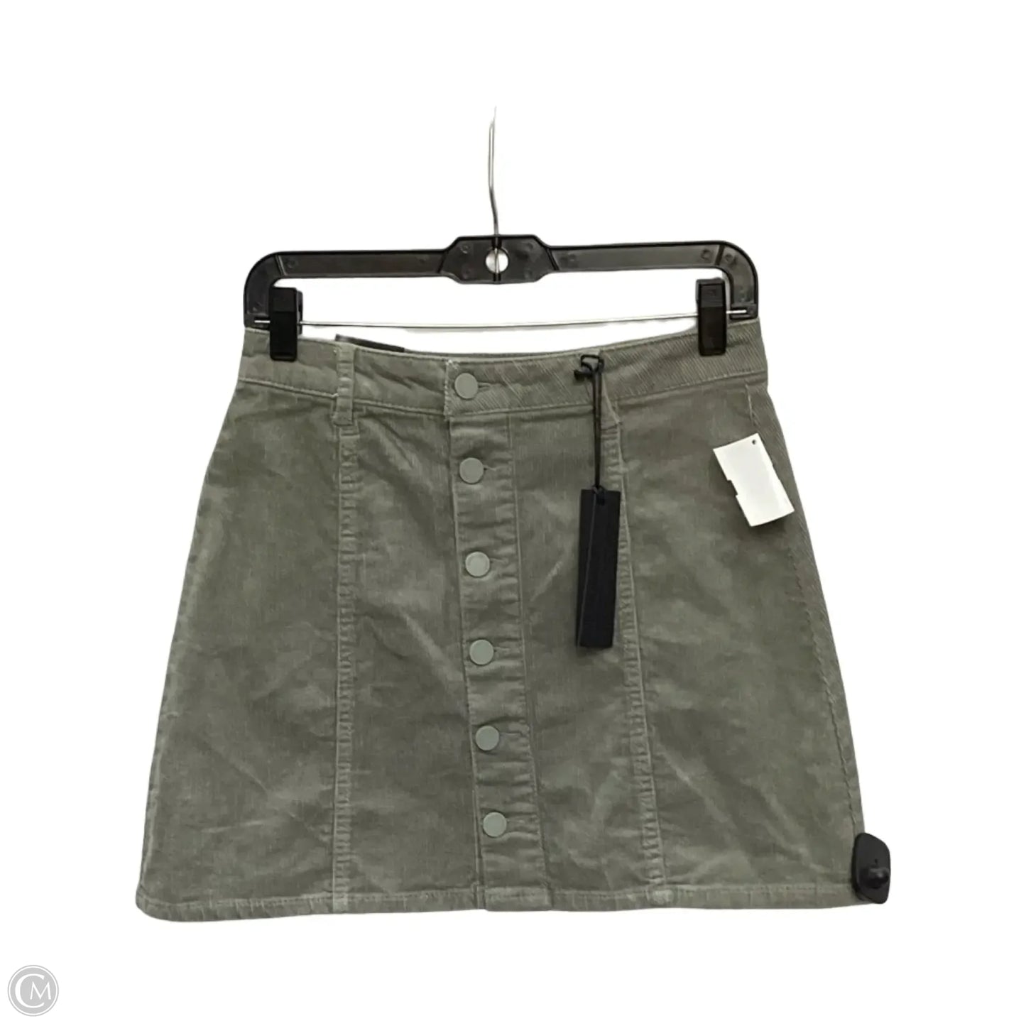 Skirt Mini & Short By Black Label In Green, Size: M