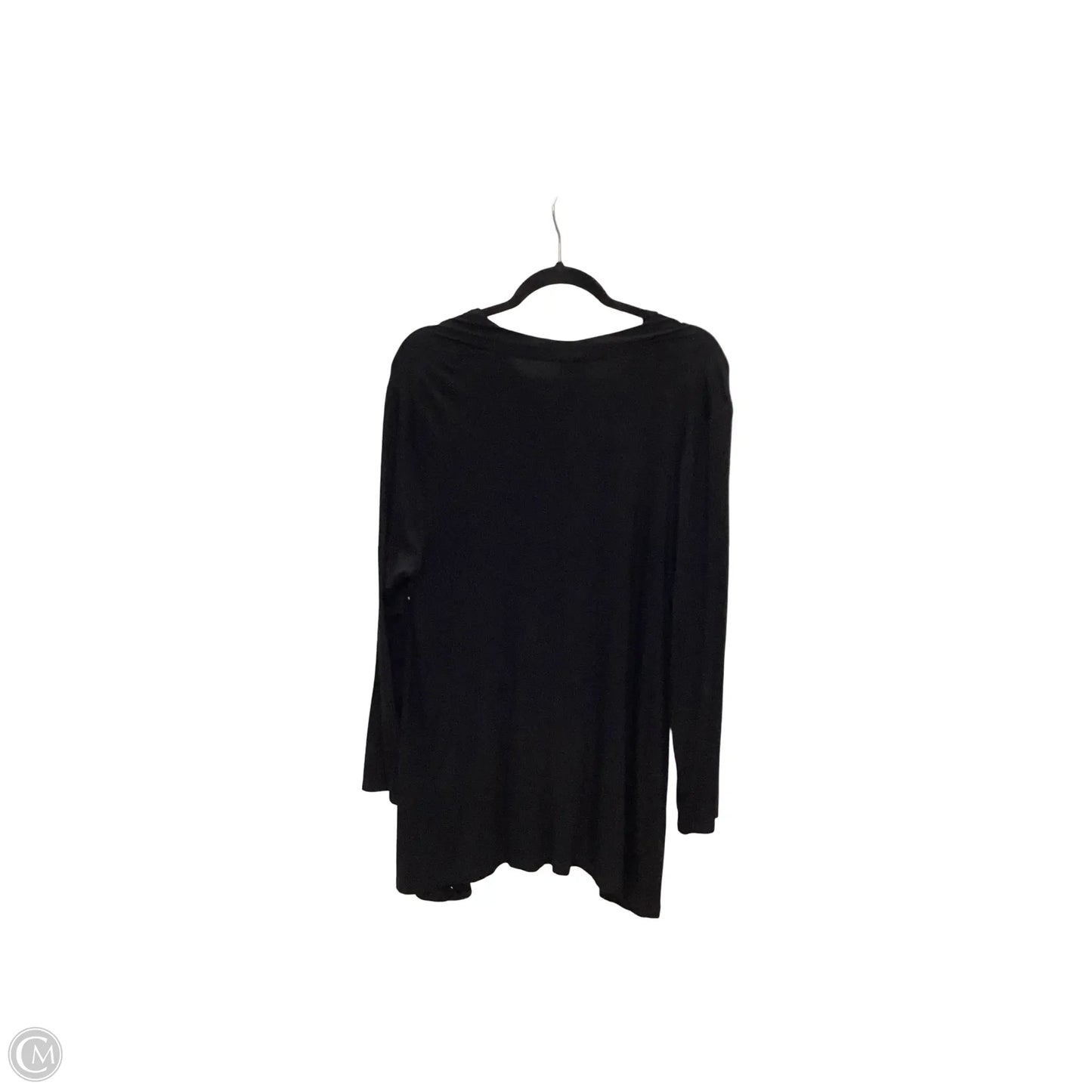 Blouse Long Sleeve By Chicos In Black, Size: 2