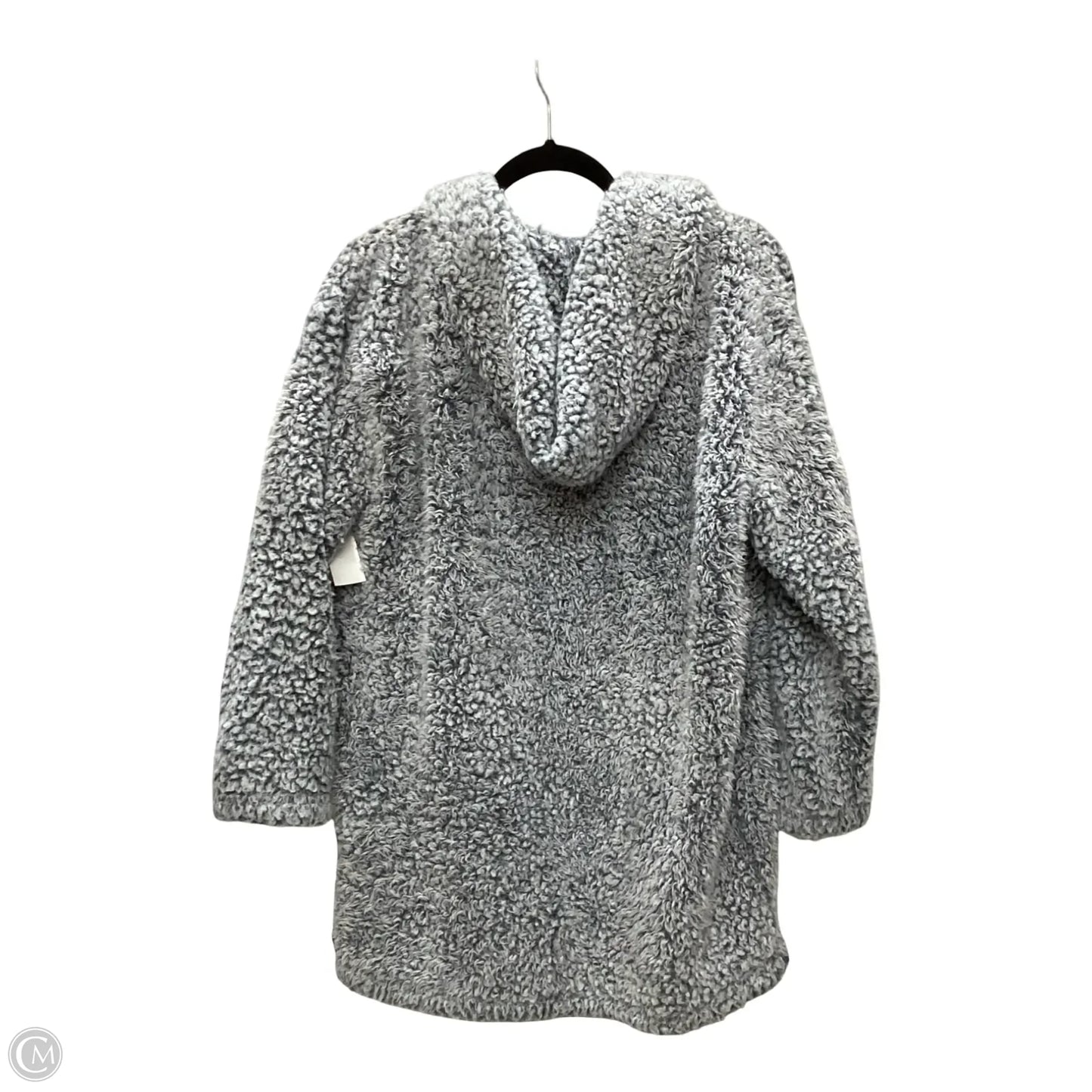 Jacket Faux Fur & Sherpa By Kensie In Grey, Size: S