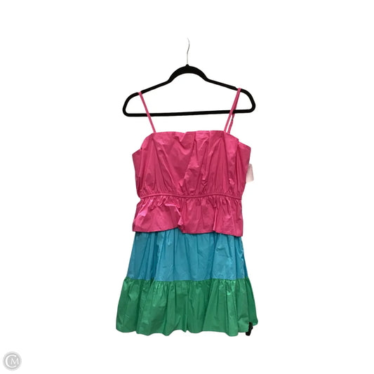 Dress Casual Short By Peach Love Cream California In Multi-colored, Size: M
