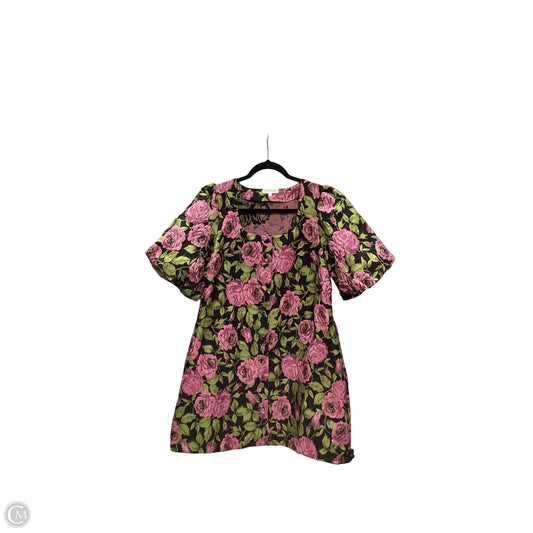Dress Casual Short By Entro In Floral Print, Size: L